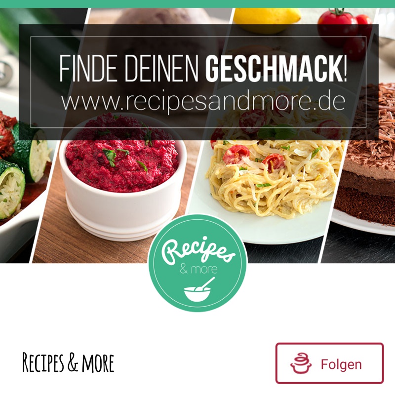 Foodblog Recipes & more bei mealy